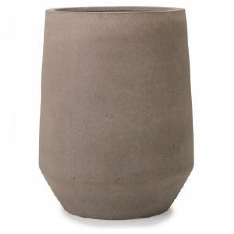 花・観葉植物用ポット ファイバーストーン パボ トール M 40/B アースブラウン（1個入り）fs-pv1c40e [..