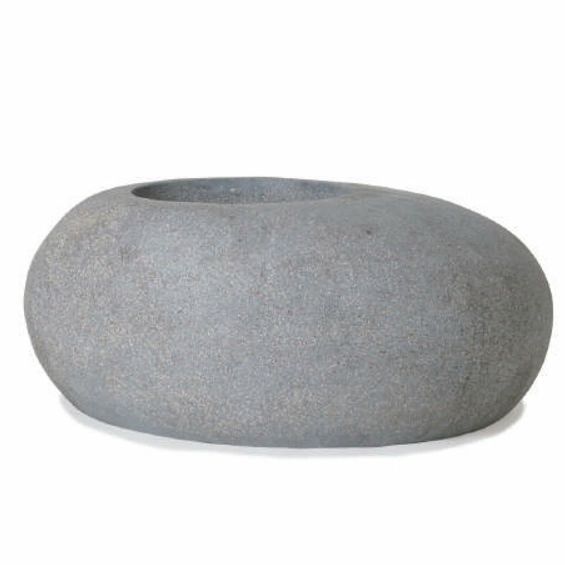 花・観葉植物用ポット コブル ベンチプランター 100 グレー（1個入り）kol-cn1h10 [KTp41] 特大ポット ..