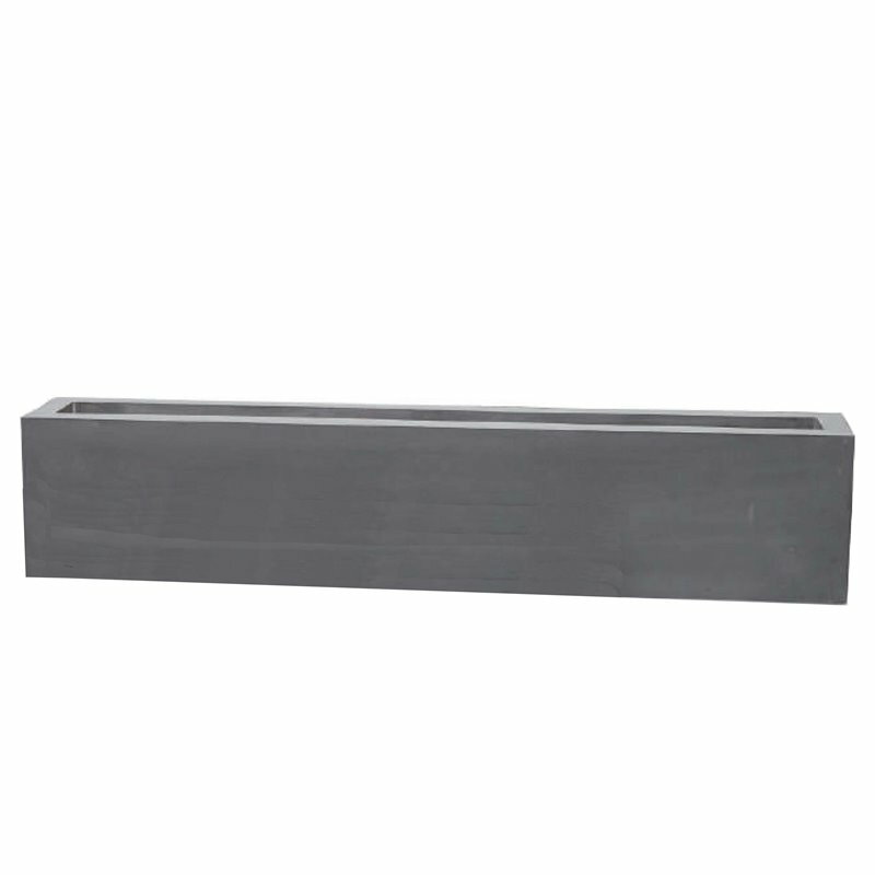 花・観葉植物用ポット マグナス レクト L 40/D グレー（1個入り）kol-m5h240 [KTp21] 特大プランター ..