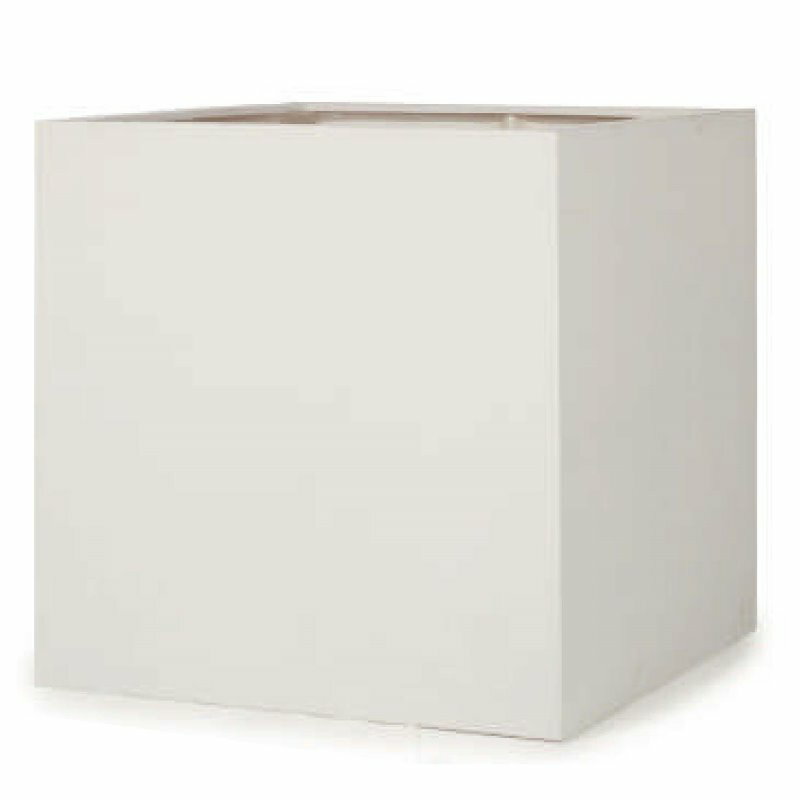 花・観葉植物用ポット マグナス キュビ M 50/C オフホワイト（1個入り）kol-m7f050 [KTp19] 特大プラン..