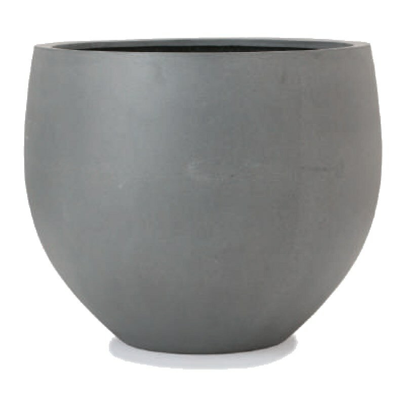 花・観葉植物用ポット マグナス オーブ M 53/C グレー（1個入り）kol-mah053 [KTp29] 大型ポット （代..