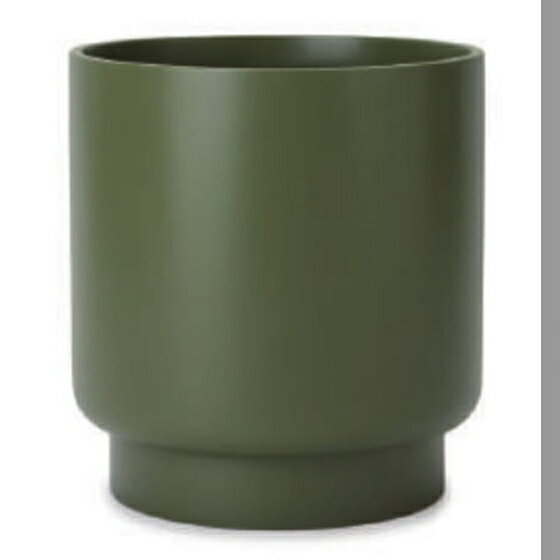 花・観葉植物用ポット スペクトラ ラウンド M 33/A アンティークグリーン（1個入り）sp-r01g33e [KTp47..