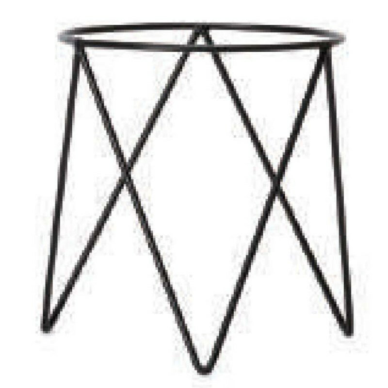 花・観葉植物用ポット用アクセサリ リングアイアンポットスタンド M（1個入り）ac-ptsk29e [KTp437] ス..