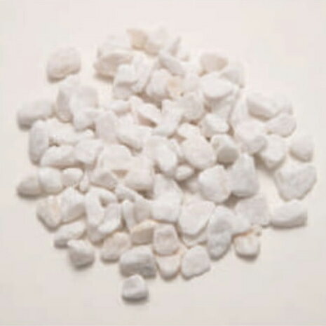 花・観葉植物用ポット用アクセサリ マルチングストーン シャイニングホワイト 2cm粒 1kg袋（10個入り）..