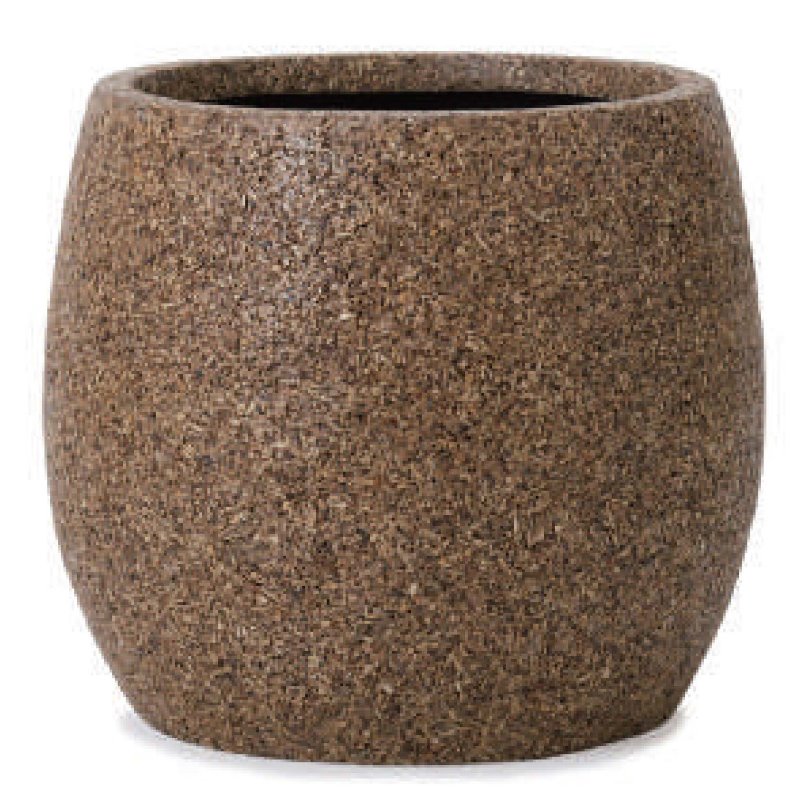 花・観葉植物用ポット ネイチャーズキャスト バレル L 57/C ブラウン（1個入り）kol-nc3c5e [KTp357] ..