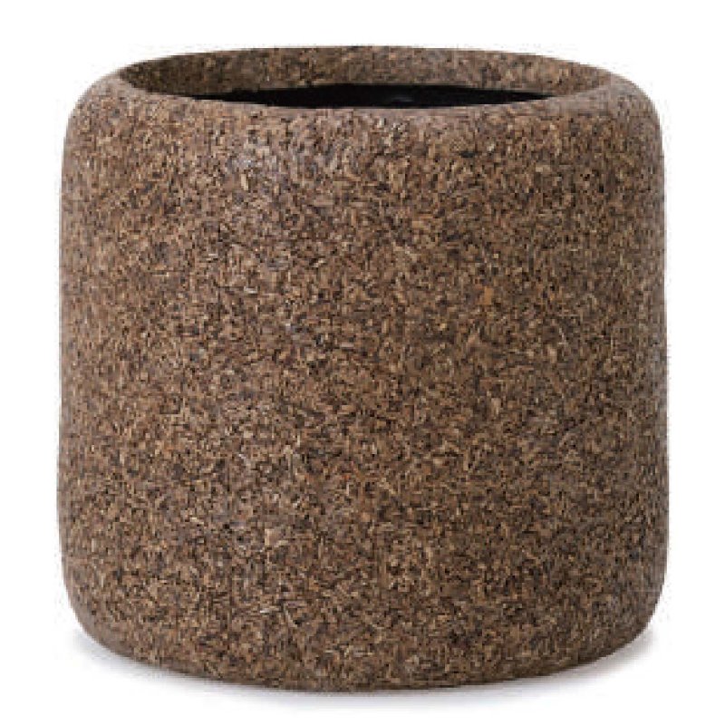 花・観葉植物用ポット ネイチャーズキャスト Rシリンダー M 42/B ブラウン（1個入り）kol-nc4c4e [KTp3..