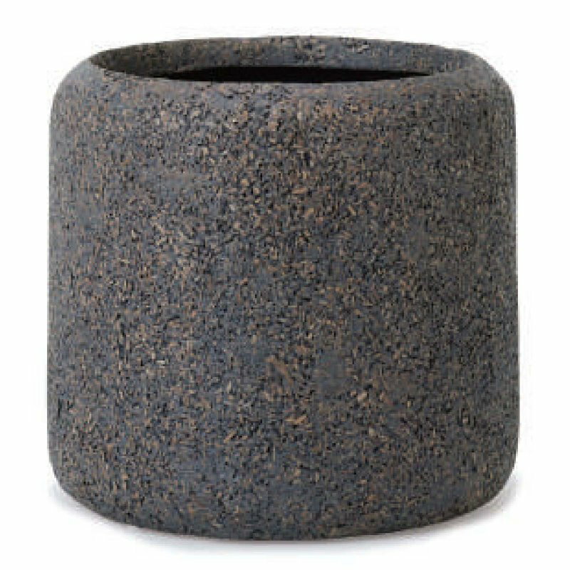 花・観葉植物用ポット ネイチャーズキャスト Rシリンダー L 53/C グレー（1個入り）kol-nc4h5e [KTp357..