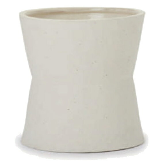 花・観葉植物用ポット ルーケト ウペ L 8号用/A ホワイト（1個入り）lc-003w35e [KTp331] 中型ポット ..