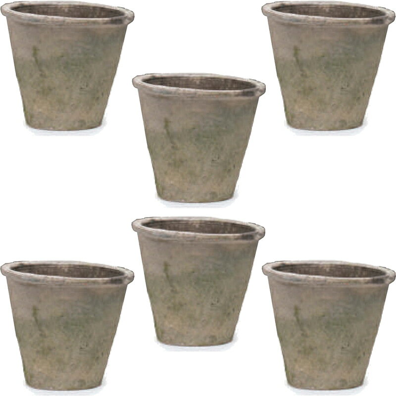 花・観葉植物用ポット モスポット アザレア アンティークホワイト M 7号 白（6個入り）ms-400w07e [OLp..