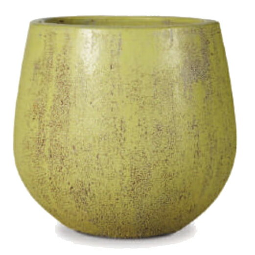 花・観葉植物用ポット リダン ミドル S 23/A イエロー（1個入り）rd-001y23e [KTp297] 小型ポット （代引き不可）ホテル・オフィスビル・店舗 エクステリア インテリア