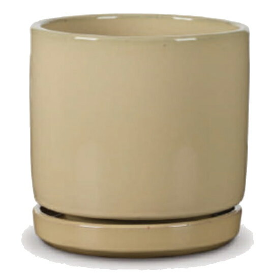 花・観葉植物用ポット ビトロ エンデカ S 9号/A クリーム釉（1個入り）vt-r11c09p [KTp315] 小型ポット..