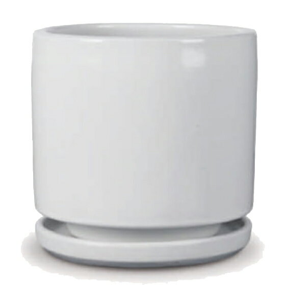 花・観葉植物用ポット ビトロ エンデカ M 10号/A マット白釉（1個入り）vt-r11w10p [KTp315] 中型ポッ..