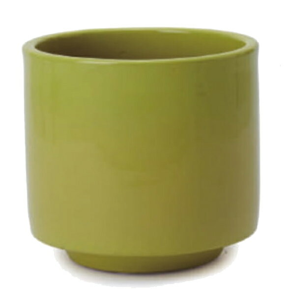 花・観葉植物用ポット ビトロ エンデカ M 10号/A イエロー釉（1個入り）vt-r11y10v [KTp317] 中型ポッ..