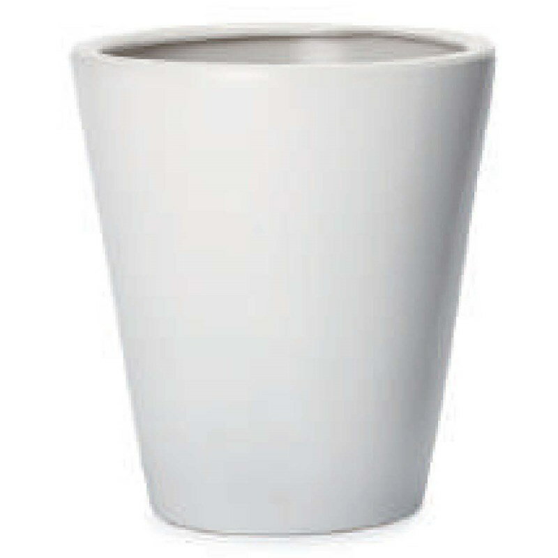 花・観葉植物用ポット WYモダン モダン PR1 マット釉 鉢カバー 10号用/A 簡易版 白（1個入り）wy-pr1w1..