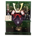 五月人形 兜 収納飾り 1/3 幅40cm(245to0102)鞆美 源頼朝 江戸甲冑 金彩蜻蛉に秋草 ym1093n(gk87b/yb1074/yy1017/...