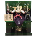五月人形 兜 収納飾り 1/3 幅40cm(245to0103)鞆美 織田信長 江戸甲冑 金彩蜻蛉に秋草 ym1096n(gk107b/yb1074/yy101...