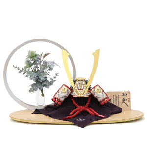 五月人形 兜 平飾り 1/3 幅55cm(245to0220)鞆美 源義家 金 江戸甲冑 モニュメントMARU2大 ym1110n(gk88b/yb1077/yd1013/gs217) 端午の節句 インテリア