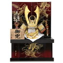 五月人形 兜 収納飾り 25号 幅60cm(245to0722)翠鳳 美少年戦士(赤) 金彩双龍 ym1017n(gk195b/yb1008/yy1001/gs...