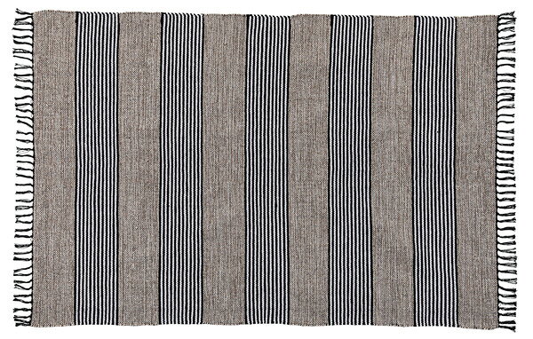 Character Pattern - ラグ　TTR-172C　ブラウン2ストライプ