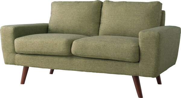 ルシア　2人掛け　ソファー　GS-87GR グリーン　ソファ2人がけ 2P ポケットコイル 耐久性 ボリューム ..