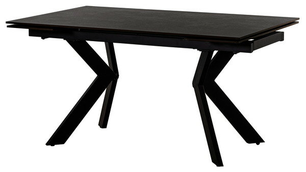 エクステンションテーブル　HB-13BK ブラック 　ダイニングテーブル テーブル 丸テーブル 丸 カフェテーブル ダイニング 食卓テーブル ラウンドテーブル 円卓 4人 北欧 セラミック アイアン