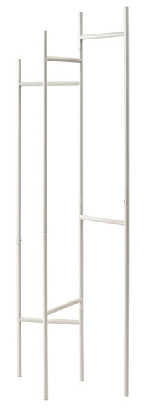 ハンガー MIP-26WH ホワイト ハンガー フレームハンガー スリムハンガー スタンドハンガー パーテーションタイプ 収納 可動式 折り畳み 洋服掛け 部屋...