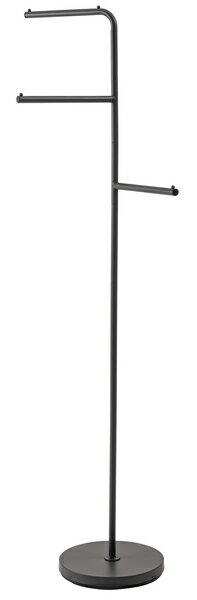 ハンガー MIP-27DGY グレー コート ハンガー スリム洋服 コート かばん ぼうし 帽子 掛け 一人暮らし 玄関 隙間 収納 ポールハンガー ハンガ...