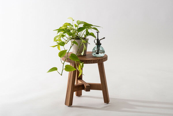 ミニスツール　SLY-050NA スツール イス 椅子 天然木 チーク 木製 円形 丸イス おしゃれ サイドテーブ..