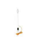盆提灯 八女提灯用 提灯付属品 ローソクセット 住吉(特中)用 高さ23cm (P52)(8990-23000) 御殿丸14〜15号用・門提灯丸14〜15号用 ...