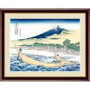 額絵 浮世絵 富嶽三十六景 東海道江尻田子の浦略図 F6 葛飾北斎 [G4-BU053-F6]（代引き不可）