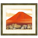 日本画 伊藤渓山 赤富士 F8 [g4-bf046-F8]（代引き不可）