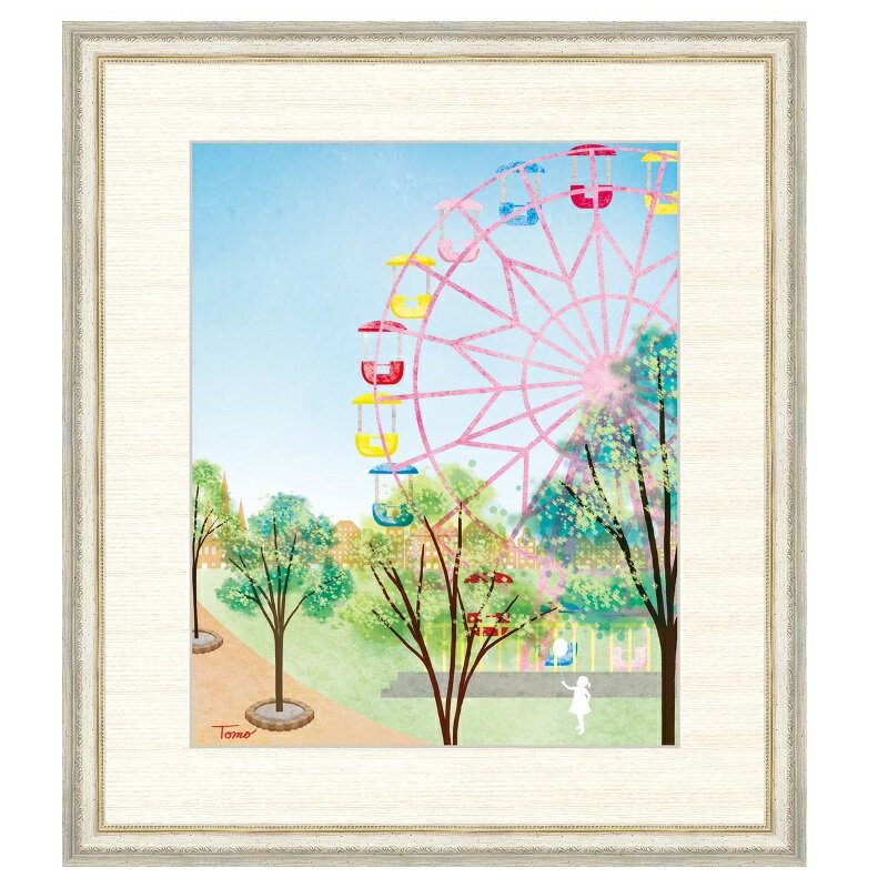 インテリアアート 横田 友広（よこた ともひろ） 観覧車 F8 [g4-ce007-F8]（代引き不可）