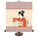 和風モダン掛 日本の名画【上村松園】序の舞 スタンド付き km2g8-012 ミニ掛軸 名作複製画【代引き不可】