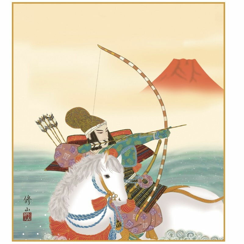 色紙絵 波上武者 [KST-021]（代引き不可）