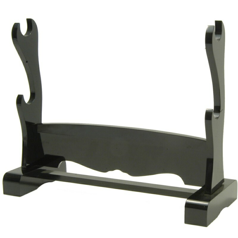 刀掛台 二本掛 光沢有 組立式[ws-200]日本刀 美術刀剣 おもちゃ 通販（代引き不可）