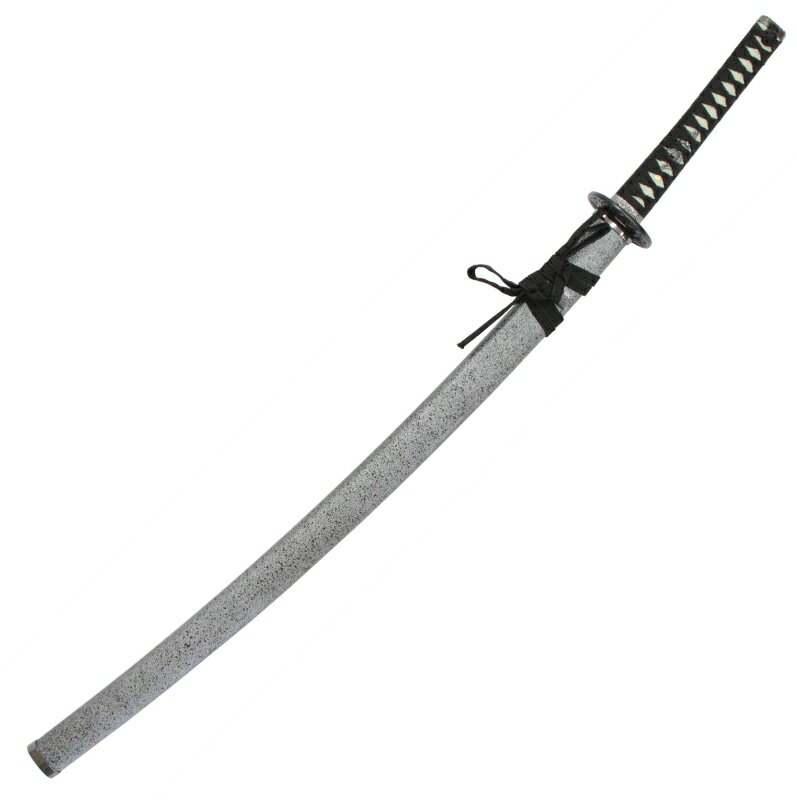 模造刀 石目シリーズ 銀石目 大刀 刃紋入り刀身 メッキ合金[neu129l]日本刀 美術刀剣 おもちゃ 通販（代引き不可）