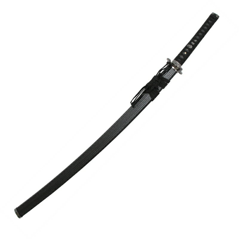 模造刀 柳生シリーズ 柳生 大刀 刃紋入り刀身 メッキ合金[gst-nt-167-d]日本刀 美術刀剣 おもちゃ 通販【代引き不可】柳生拵 大刀◆刀身サイズ◆全長約105×刃渡73×柄長25cm◆刀身重さ◆総重量 約11770g（鞘を払って...