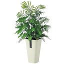 人工観葉植物 テーブルヤシ アレンジ ポット付き 高さ65cm (P101-91648) (代引き不可) インテリアグリーン フェイクグリーン