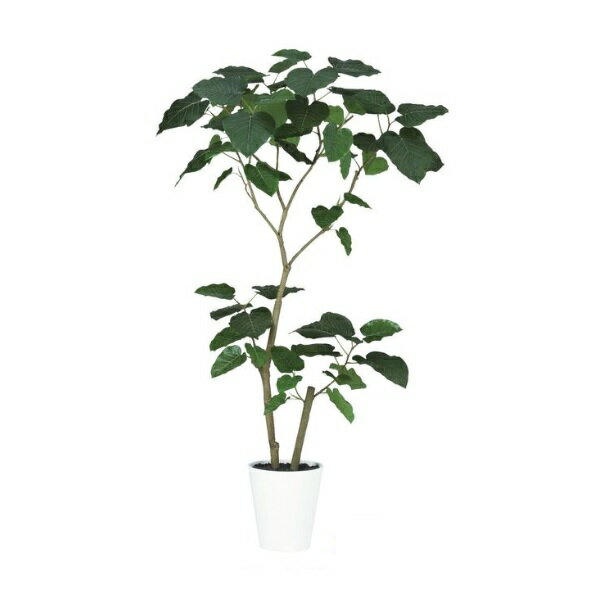 人工観葉植物 HQ ウンベラータ FST 2本立 150 ポット付き 高さ150cm （P40-99327) （代引き不可） インテリアグリーン フェイクグリーン
