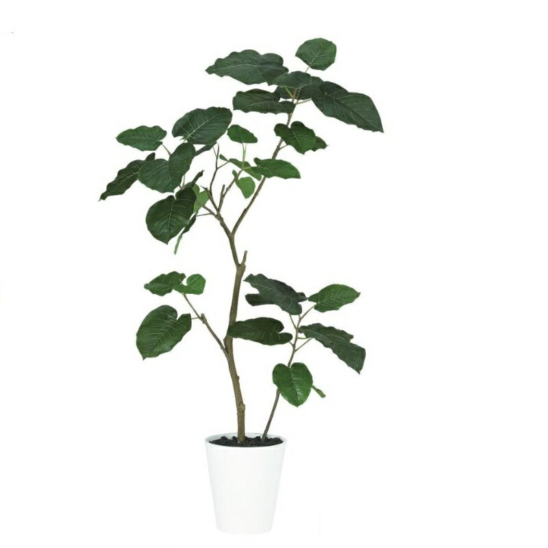 人工観葉植物 HQ ウンベラータ FST 2本立 120 ポット付き 高さ120cm （P40-99328) （代引き不可） イン..