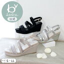 【公式】byあしながおじさん ウエッジソールサンダル 25ss | 8750430 レディース 春夏 靴 サンダル 痛くない 歩きやすい 疲れない 履きやすい おしゃれ 幅広 甲高 通学 外反母趾 送料無料(4)