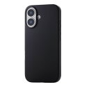 エレコム iPhone16 ケース ハイブリッド シリコン カメラレンズ保護設計 アンチダストコート ブラック PM-A24AHVSCCBK