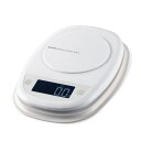 キッチンスケール デジタル はかり 最小 0.1g 最大 2kg ホワイト 自動電源オフ 見やすいバックライト パン お菓子作り おしゃれ HCS-KS01WH エレコム ELECOM(3)
