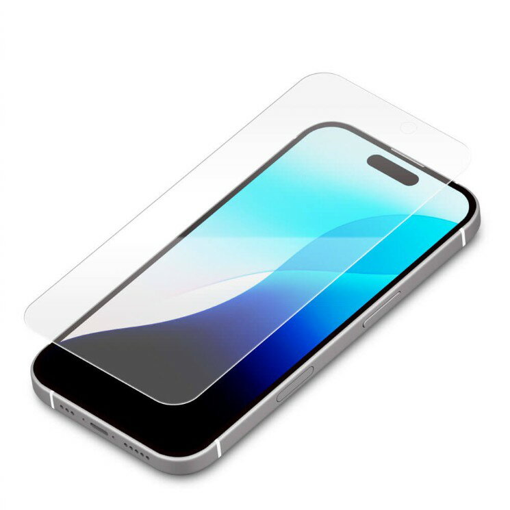 iPhone16Pro 液晶保護ガラス Dragontrail ブルーライトカット/高透明 PG-24BGL02BL