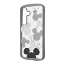 GalaxyS25 ケース ディズニー ミッキー クリア 透明 ハイブリッド マーク キャラクター グッズ 保護 スマホ カバー エアクッション Galaxy S25 5G ギャラクシー SC-51F Pufful IN-DGS25CMD2-MKM