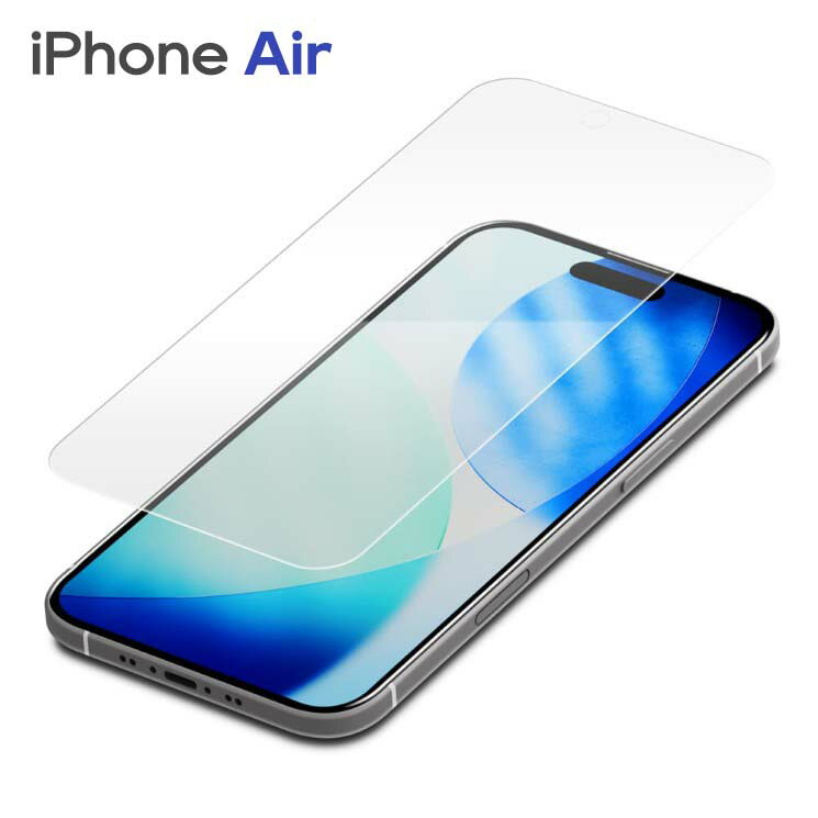 乐天商城 - iPhoneAir ガラスフィルム 全面保護 10H ブルーライトカット 耐衝撃 Dragontrail アイフォン アイホン PG-25CGL02BL