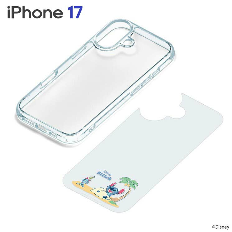 乐天商城 - iPhone17 ケース スティッチ ディズニー キャラクター グッズ クリア 透明 ハイブリッドケース アイフォン アイホン PG-D25APT02STI