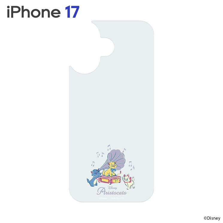 乐天商城 - iPhone17 インナーシート ケース用 着せ替えシート おしゃれキャット ディズニー キャラクター グッズ 挟みこみ シート アイフォン アイホン PG-DSH25A09MAR