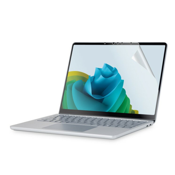 LCD Protective Film - エレコム Microsoft Surface Laptop 13インチ 保護フィルム アンチグレア ブルーライトカット 抗菌 指紋防止 気泡防止 反射防止 3H硬度 EF-MSL8FLST