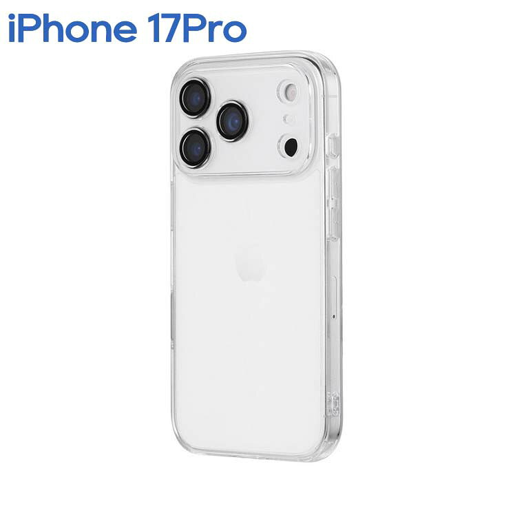 乐天商城 - iPhone17Pro ケース クリア 透明 カメラレンズ保護 ハイブリッド 耐衝撃 エアクッション UTILO All Cover LN-IP25CACCL